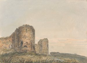 Castillo de Pevensey, Sussex de Thomas Girtin